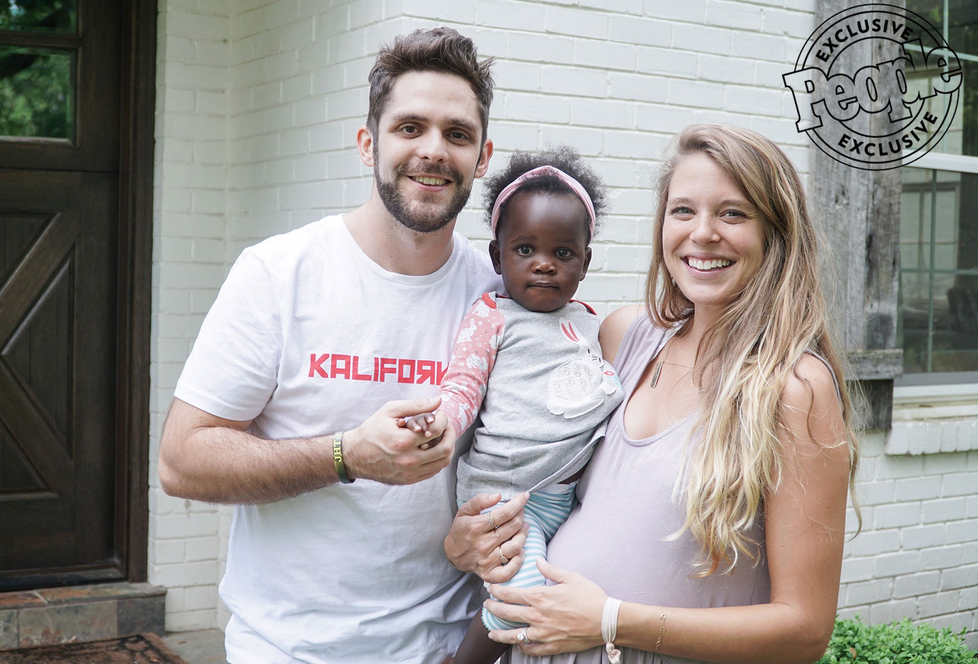 Thomas Rhett and wife Lauren adopt baby girl.