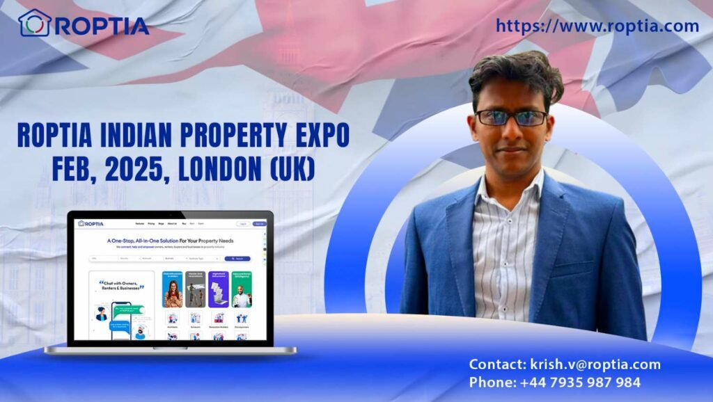 ROPTIA PropTech Platform, All-In-One Property Ecosystem, London Property Expo 2025, NRI Property Investments, PropTech Innovation 2024 and CREDAI 25th Foundation Day