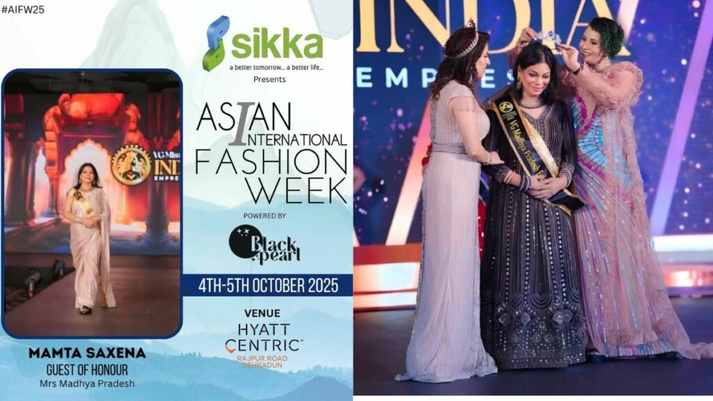 Mamta Saxena Malhar, Mrs. Madhya Pradesh, Lotus Book Cafe, VG Miss & Mrs India Empress