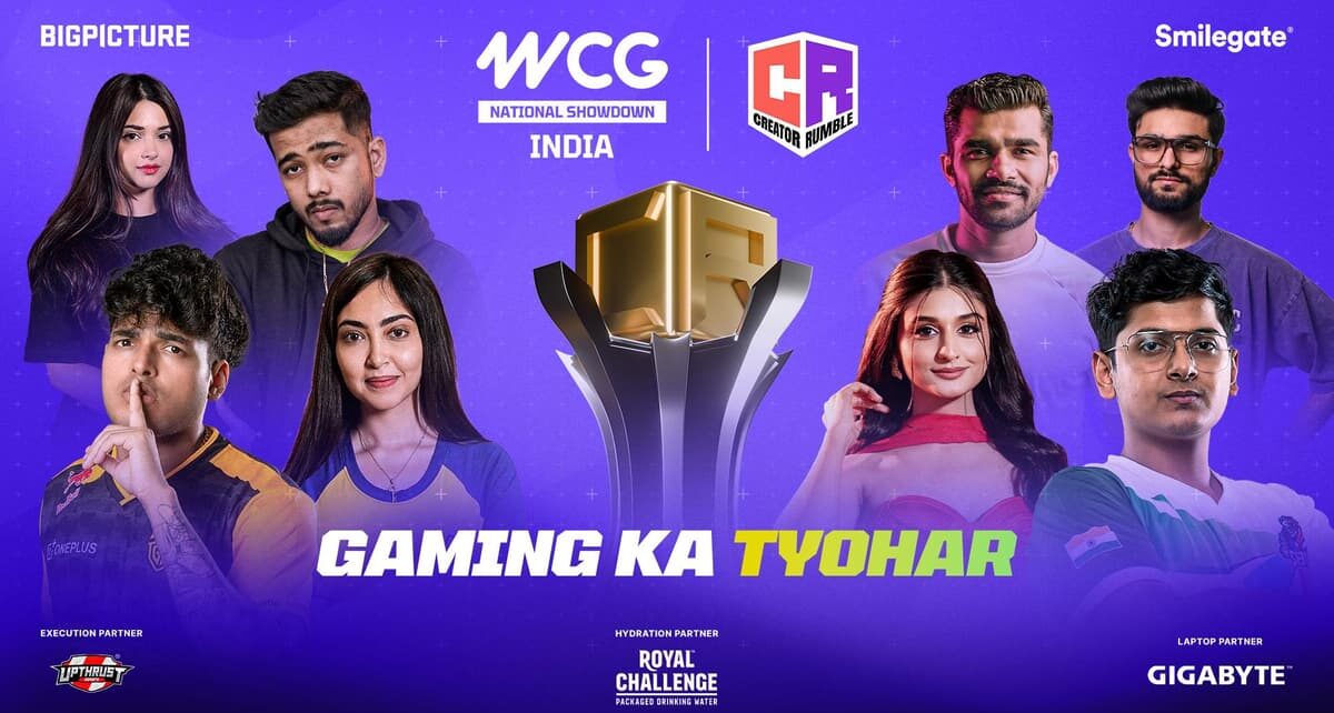 WCGIndia2025 TeamLolzzz UpthrustEsports RoyalChallenge IndianGaming